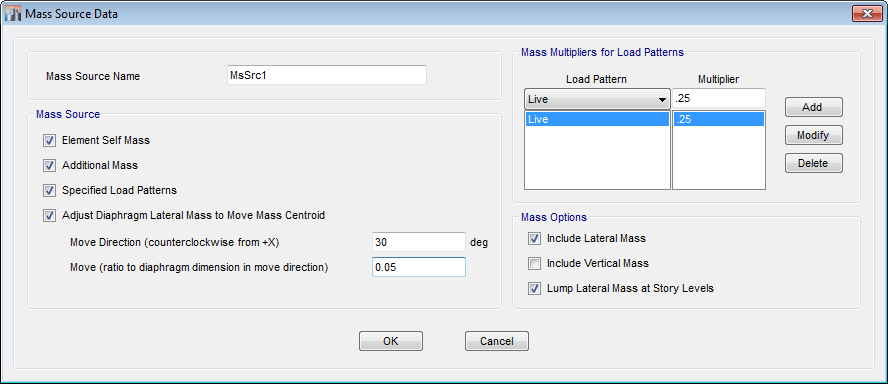 [تصویر:  ETABS-2015-Multiple-Mass-Sources.png]