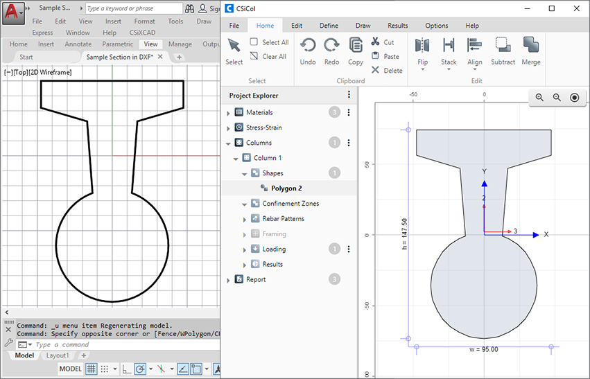 Import from DXF File