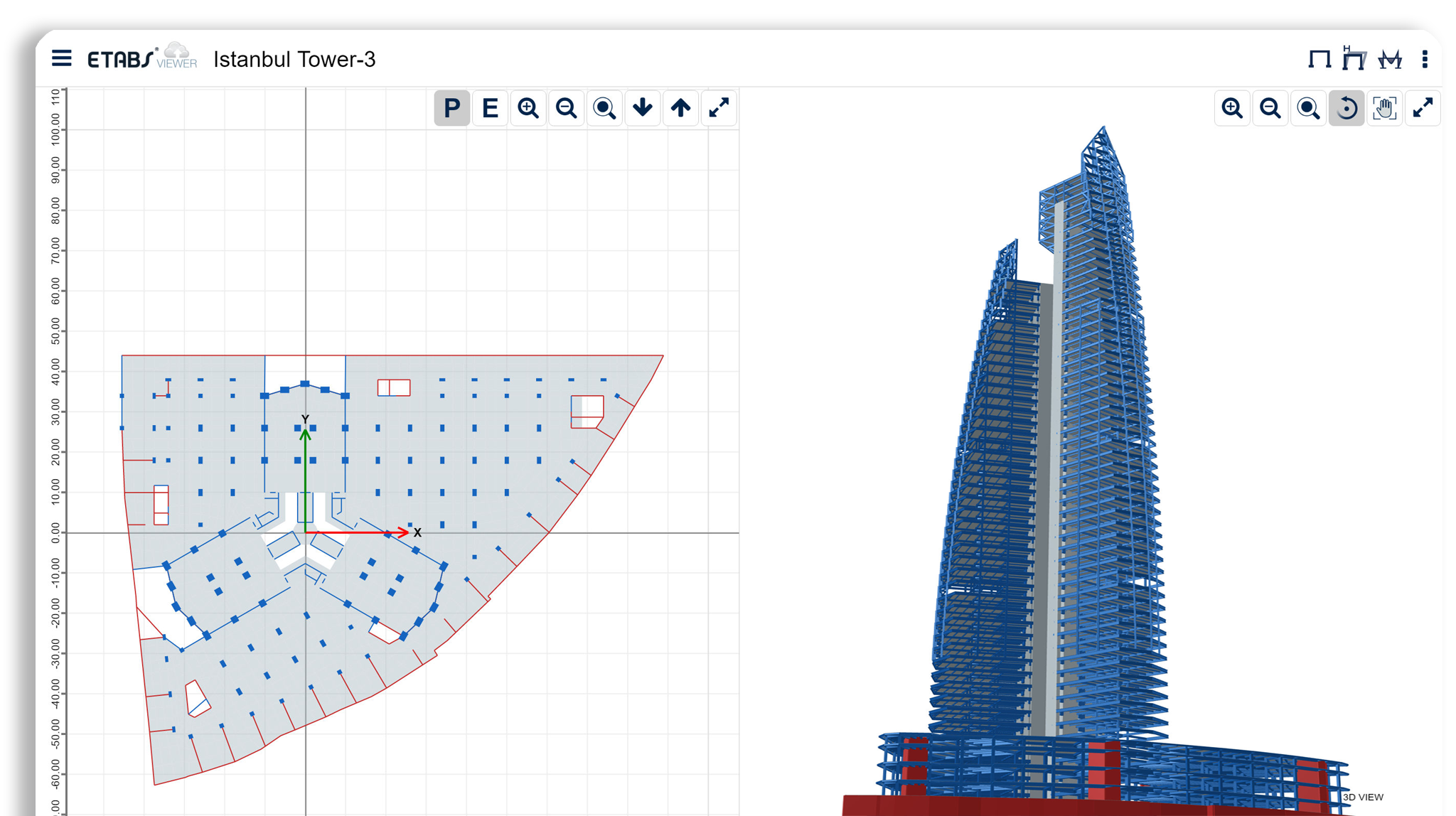 Etabs viewer