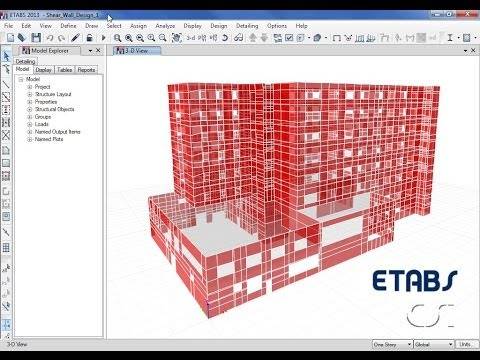 etabs shear modeling analysis csi crack check building learn csiamerica optimization software structural license key engineering civil